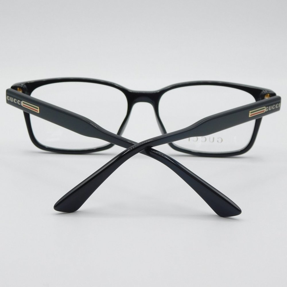 Gucci Dark Gray Rectangular Glasses - image 6